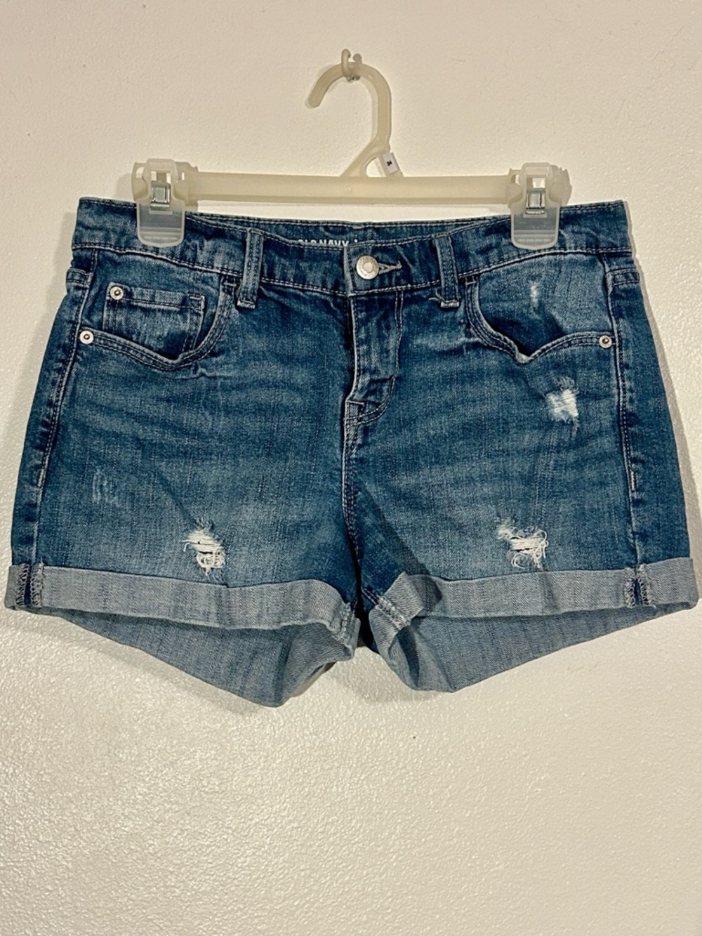 Old Navy Distressed Boyfriend Shorts